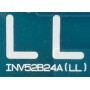 SAMSUNG LA52M81 LEFT LOWER BACKLIGHT INVERTER BOARD SSB520WA24 (LL)  INV52B24A (LL) 